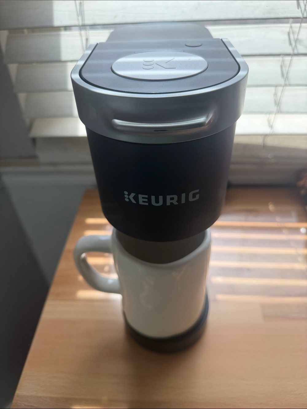 Keurig Single-Serve Coffee Brewer in Black and Silver